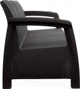 Диван садовый Альтернатива Ротанг-плюс / М8836 (мокко)