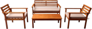 Комплект садовой мебели National Tree Company Из акации / TP6015.0.2 (4 предмета)