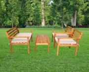 Комплект садовой мебели National Tree Company Из акации / TP6015.0.2 (4 предмета)