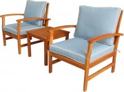 Комплект садовой мебели National Tree Company из акации / TP2062.0.3 (3 предмета)