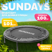 Батут Sundays D101 (черный)