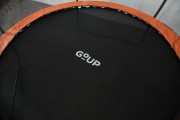 Батут GoUP Luxury 10FT (с сеткой и лестницей, оранжевый)
