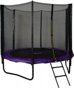 Батут GoUP Prestige 8FT (с сеткой и лестницей, фиолетовый)