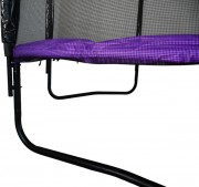 Батут GoUP Prestige 8FT (с сеткой и лестницей, фиолетовый)