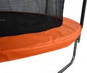Батут GoUP Elite 8FT (с сеткой и лестницей, оранжевый)