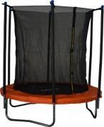 Батут GoUP Elite 6FT (с сеткой, оранжевый)