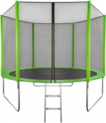 Батут GetActive J8L (зеленый, с сеткой)