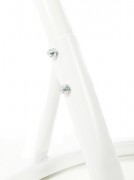 Кресло подвесное M-Group Капля / 11020110 (белый ротанг/синяя подушка)