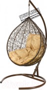 Кресло подвесное BiGarden Tropica Brown BS (без стойки, бежевая подушка)