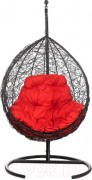 Кресло подвесное BiGarden Tropica Black (красная подушка)