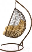 Кресло подвесное BiGarden Gemini Brown (двойной, бежевая подушка)