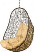 Кресло подвесное BiGarden Easy Brown BS (без стойки, бежевая подушка)