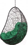Кресло подвесное BiGarden Easy Black BS (без стойки,подушка зеленая)