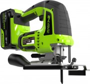 Электролобзик Greenworks GD24JS120 бесщеточный 24V / 3601407CUB (с АКБ 4Ач и ЗУ)