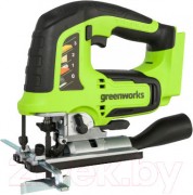 Электролобзик Greenworks GD24JS бесщеточный 24V / 3601407 (без АКБ и ЗУ)