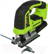 Электролобзик Greenworks GD24JS бесщеточный 24V / 3601407 (без АКБ и ЗУ)
