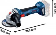 Угловая шлифовальная машина Bosch GWS 180-LI (0.601.9H9.022)