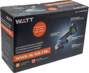 Угловая шлифовальная машина Watt WWS-18/125-1 BL (4.018.125.01)