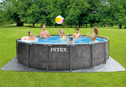 Бассейн Intex Greywood Prism Frame Premuim 26742NP (457х122см)