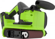 Ленточная шлифовальная машина Greenworks G24BS бесщеточная 24V / 3100607CUA (с АКБ 2Ач и ЗУ)