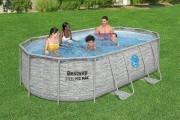 Бассейн каркасный Bestway Power Steel Swim Vista 427х250х100 см