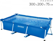 Каркасный бассейн Intex Rectangular Frame 28272NP (300x20x75)
