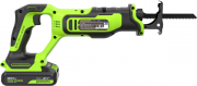 Сабельная пила Greenworks GPT-BLRS-1 бесщеточная 24V / 1200607CUA (с АКБ 2Ач и ЗУ)