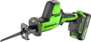 Сабельная пила Greenworks GPT-CRS-25 бесщеточная 24V / 1200507CUA (с АКБ 2Ач и ЗУ)