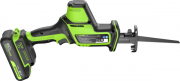 Сабельная пила Greenworks GPT-CRS-25 бесщеточная 24V / 1200507CUA (с АКБ 2Ач и ЗУ)