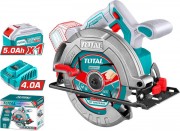 Дисковая пила TOTAL Industrial Li-Ion 20V диск 185мм / TSLI18513