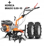 Мотокультиватор бензиновый Skiper SP-800 + колеса 5.00-10 (комплект)