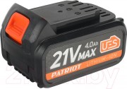 Аккумулятор для электроинструмента PATRIOT BR 21V Max Li-ion 4.0Ah Pro UES