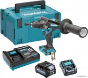 Ударная дрель-шуруповерт Makita HP001GD201 (с 2-мя АКБ, кейс)