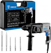 Перфоратор Deko DKH1100 PRO 081-1048 (оснастка, кейс)