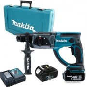 Перфоратор Makita DHR202RFE (с 2-мя АКБ)