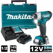 Гайковерт Makita TW141DWAE (с 2-мя АКБ, кейс)