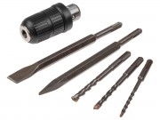 Перфоратор WORTEX RH 2829 в чемодане + 2 зубила, 3 сверла