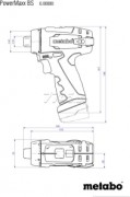 Дрель-шуруповерт аккумуляторная METABO PowerMaxx BS Basic (600080500) Дрель-шуруповерт аккумуляторная METABO PowerMaxx BS Basic (600080500)