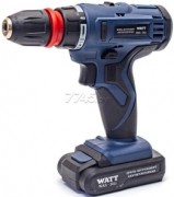 Дрель-шуруповерт аккумуляторная WATT WAS-21Li (1.021.029.10) Дрель-шуруповерт аккумуляторная WATT WAS-21Li (1.021.029.10)