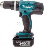 Дрель-шуруповерт аккумуляторная ударная Makita DHP453RFE