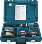 Дрель-шуруповерт аккумуляторная ударная Makita DHP453RFE
