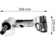 Шлифмашина угловая аккумуляторная BOSCH GWS 180-LI Professional (06019H9025) Шлифмашина угловая аккумуляторная BOSCH GWS 180-LI Professional (06019H9025)