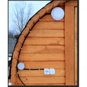 Баня-бочка ComfortProm 2 метра с печным узлом Баня-бочка ComfortProm 2 метра с печным узлом