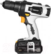 Аккумуляторная дрель-шуруповерт Deko DKCD20 SET 2 / 063-4204 Аккумуляторная дрель-шуруповерт Deko DKCD20 SET 2 / 063-4204