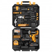 Дрель-шуруповерт аккумуляторная DEKO DKCD20FU-Li SET 104
