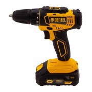 Дрель-шуруповерт аккумуляторная CDL-18-02BM, Li-Ion, 18 В, 2 аккумулятор Denzel